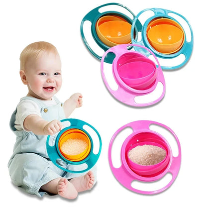 Gyro Bowl : Bol pour bébé anti-éclaboussures avec rotation à 360°
