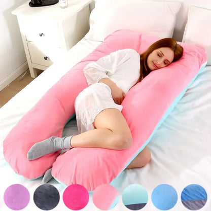 Mum's Embrace: Almohada de embarazo en forma de U para mayor comodidad y soporte